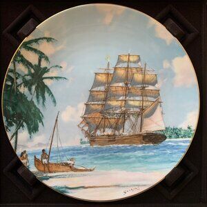 Royal Doulton Limited Edition Collector’s Plate "Bora Bora" Art by John Stobart